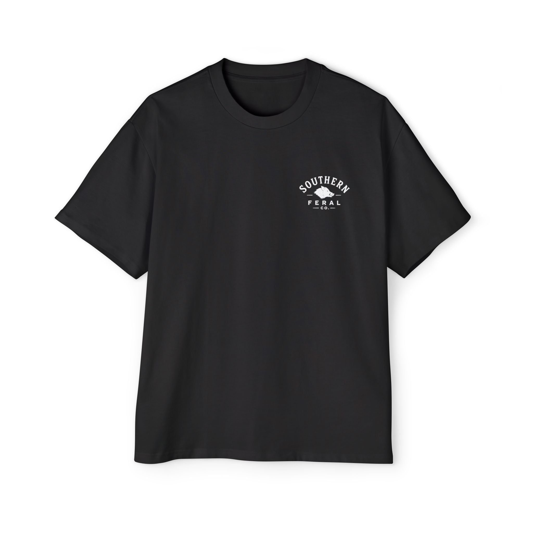 Southern Feral Co. Graphic Tee — Boar Oversized T‑Shirt