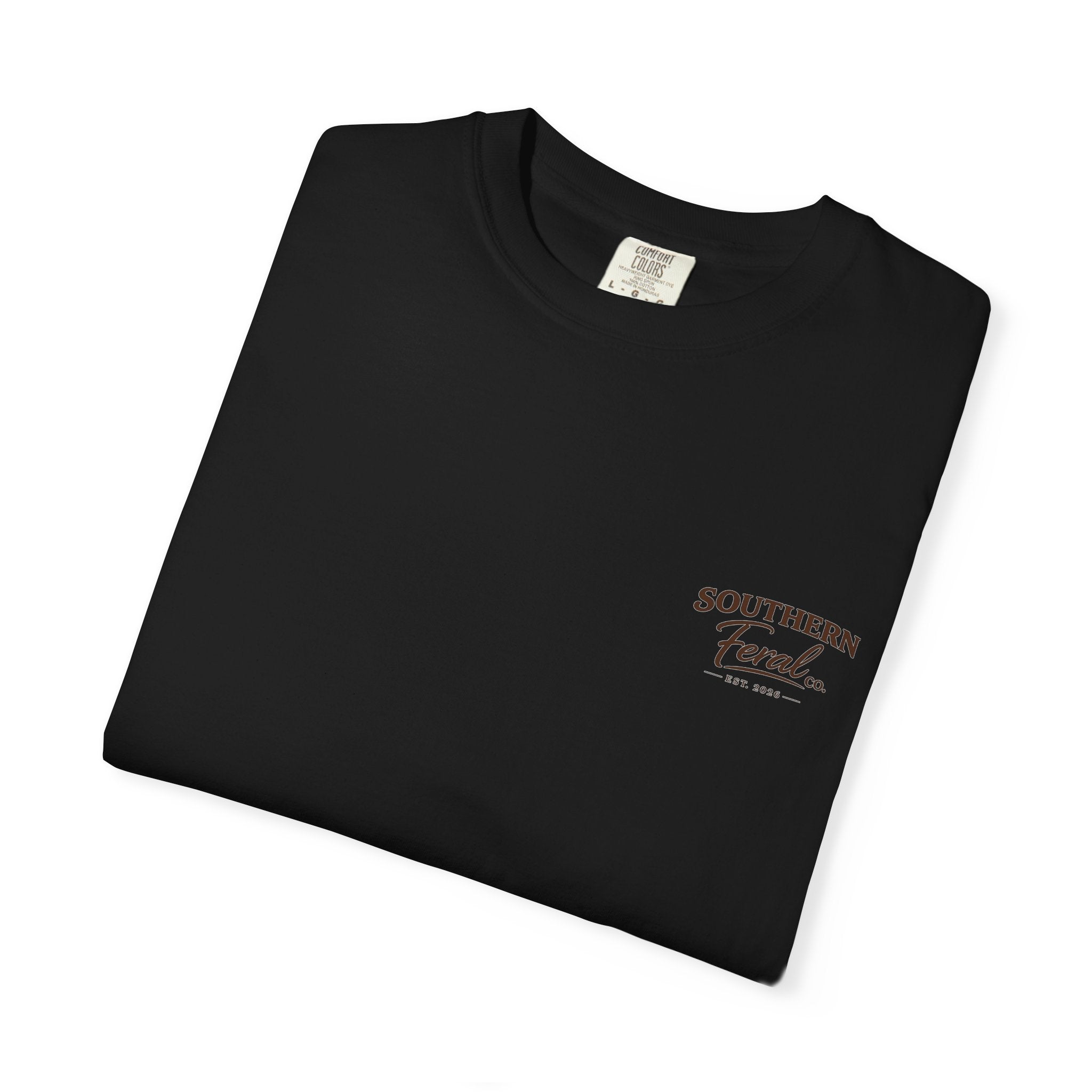 Southern Feral Skull T‑Shirt — Deer Skull Graphic Tee