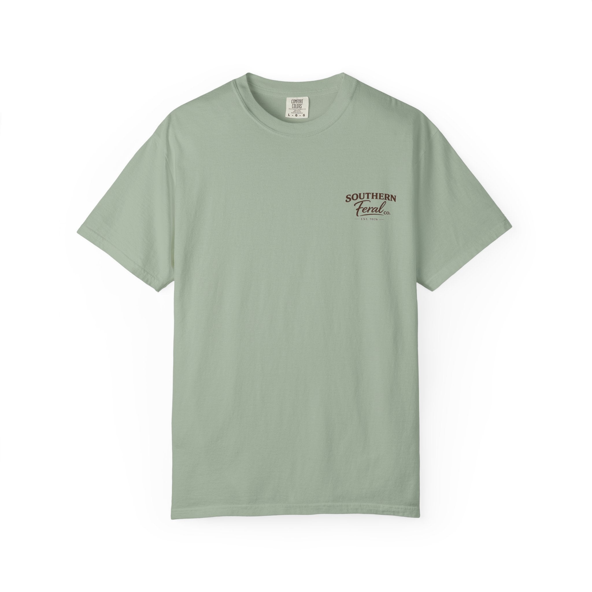 Southern Feral Skull T‑Shirt — Deer Skull Graphic Tee