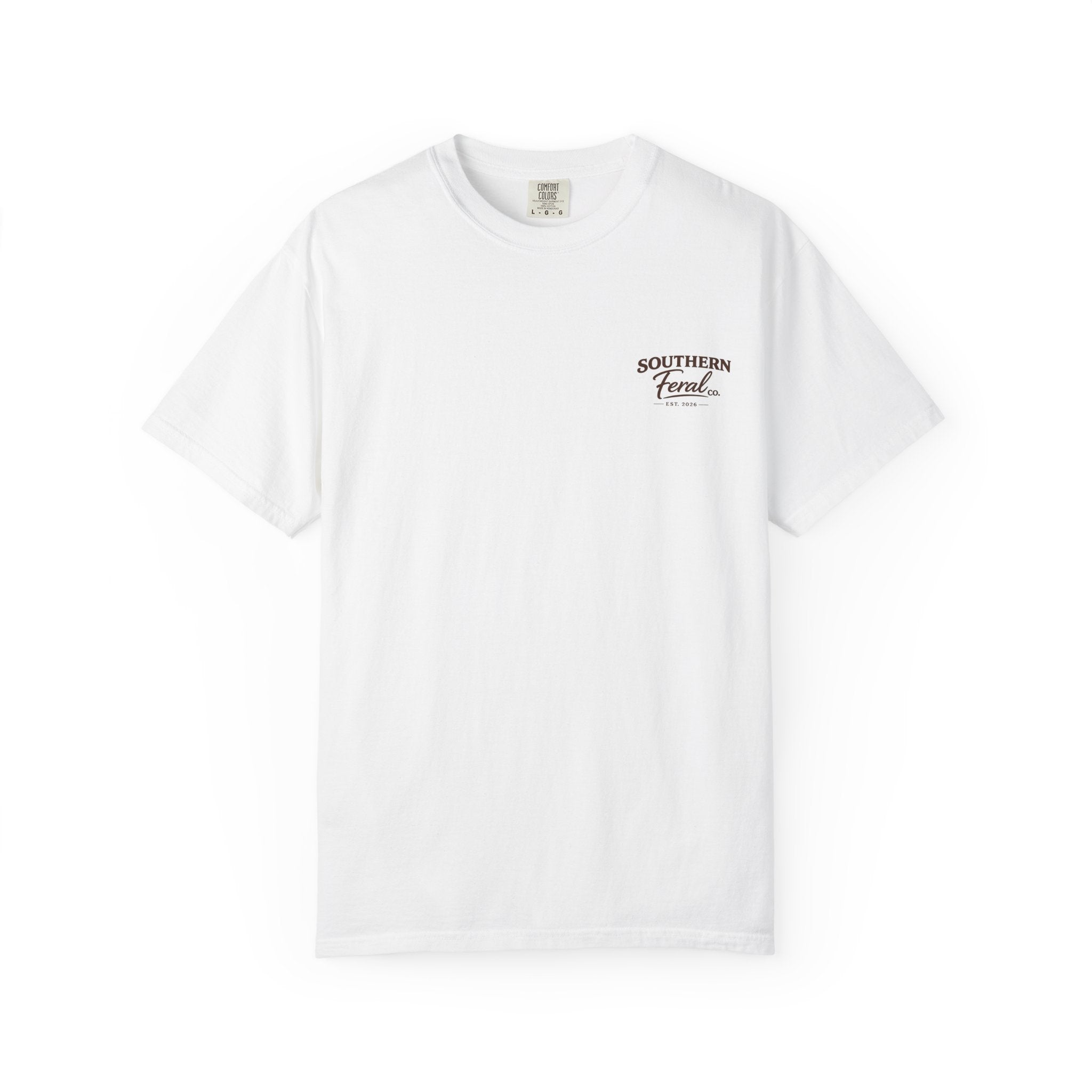 Southern Feral Skull T‑Shirt — Deer Skull Graphic Tee