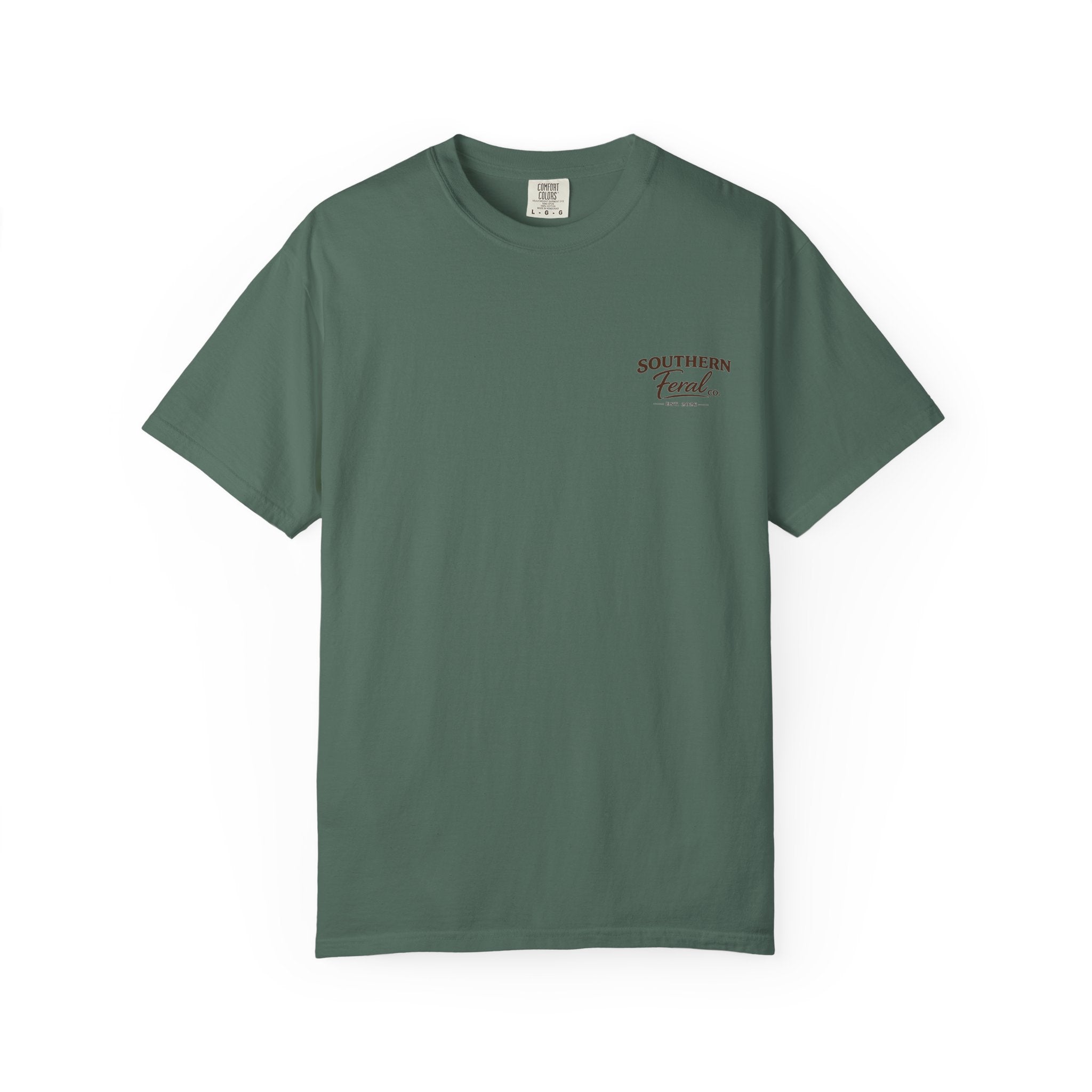 Southern Feral Skull T‑Shirt — Deer Skull Graphic Tee