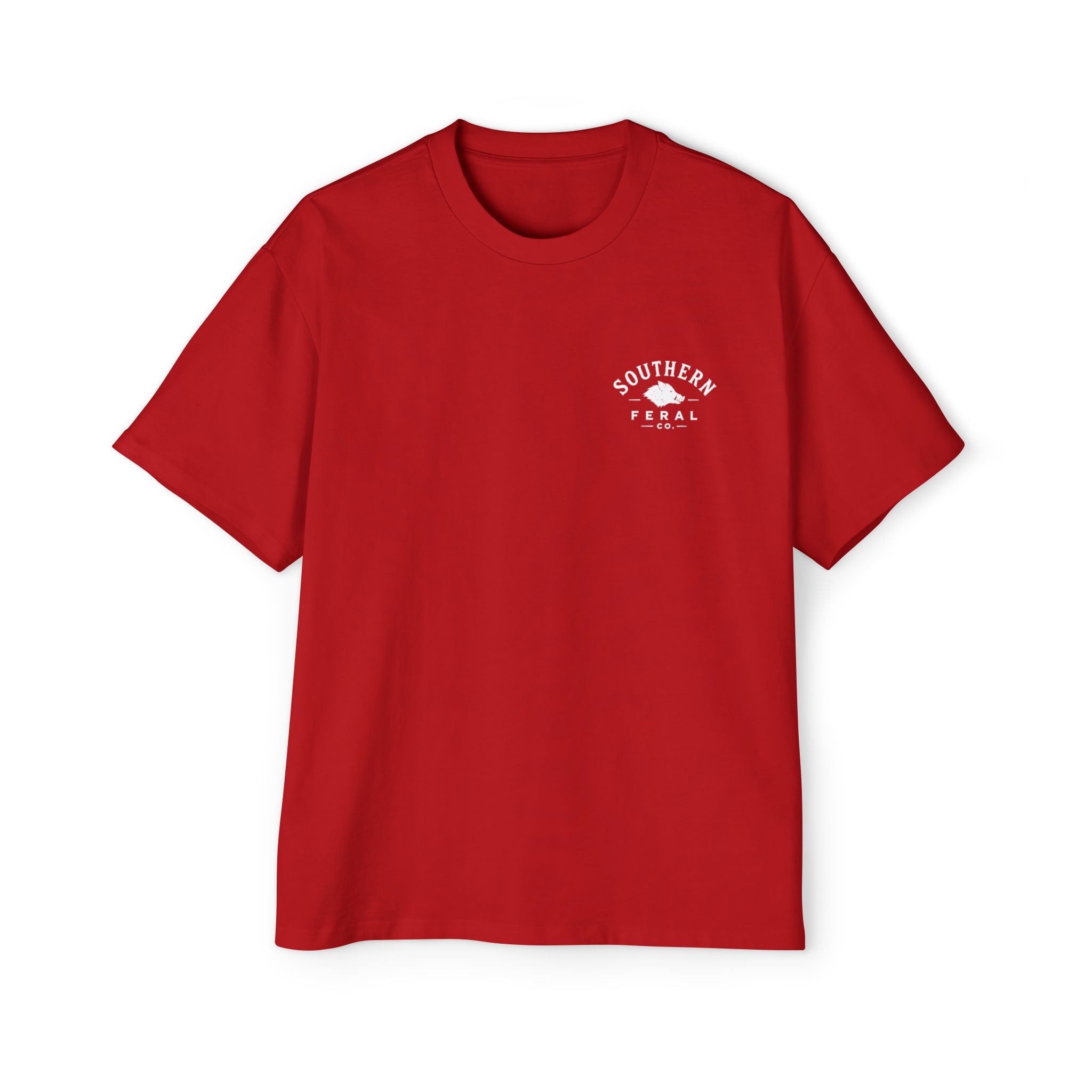 Southern Feral Co. Graphic Tee — Boar Oversized T‑Shirt