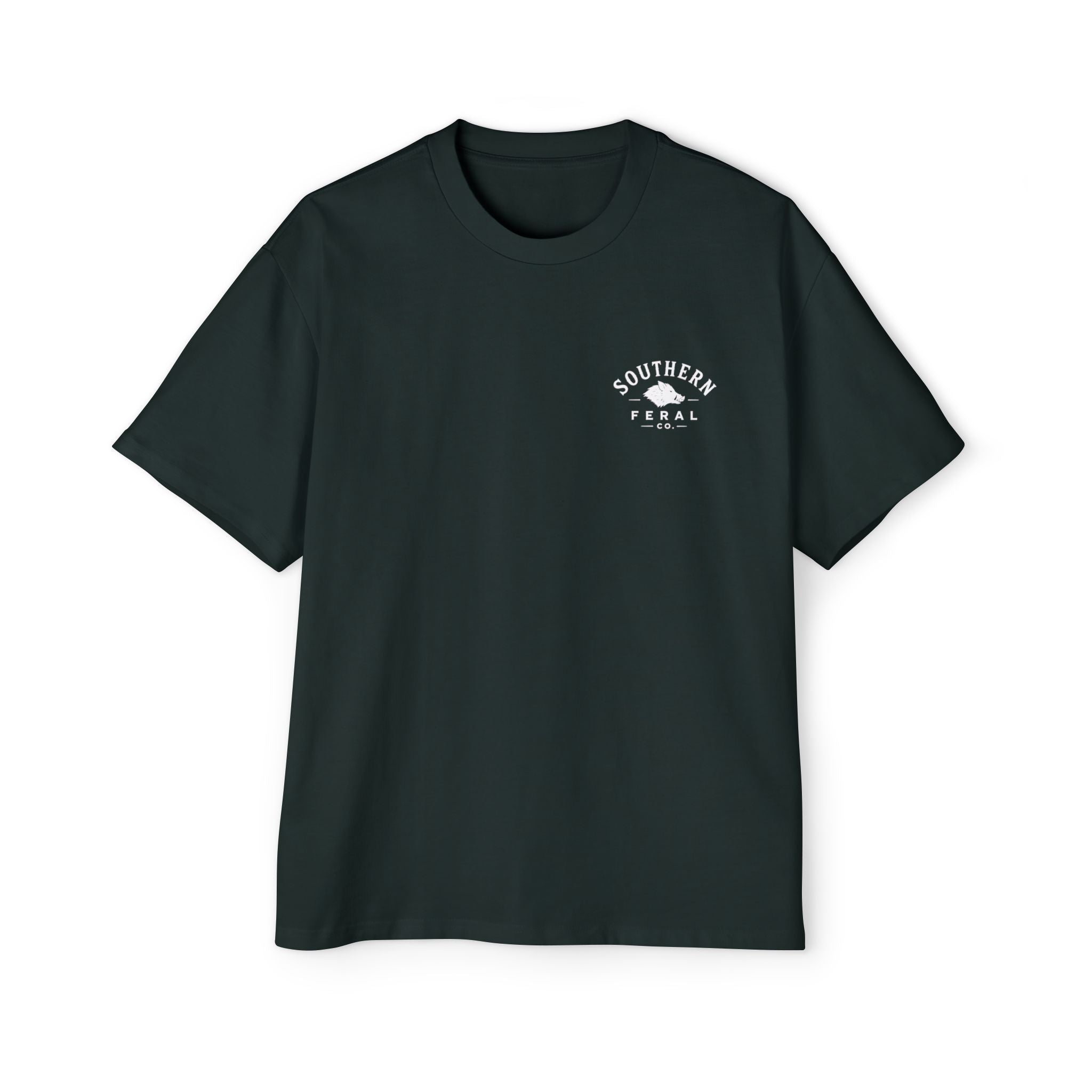 Southern Feral Co. Graphic Tee — Boar Oversized T‑Shirt