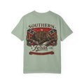 Southern Feral graphic T-Shirt | Confederate flag shield, hog skull, vintage western