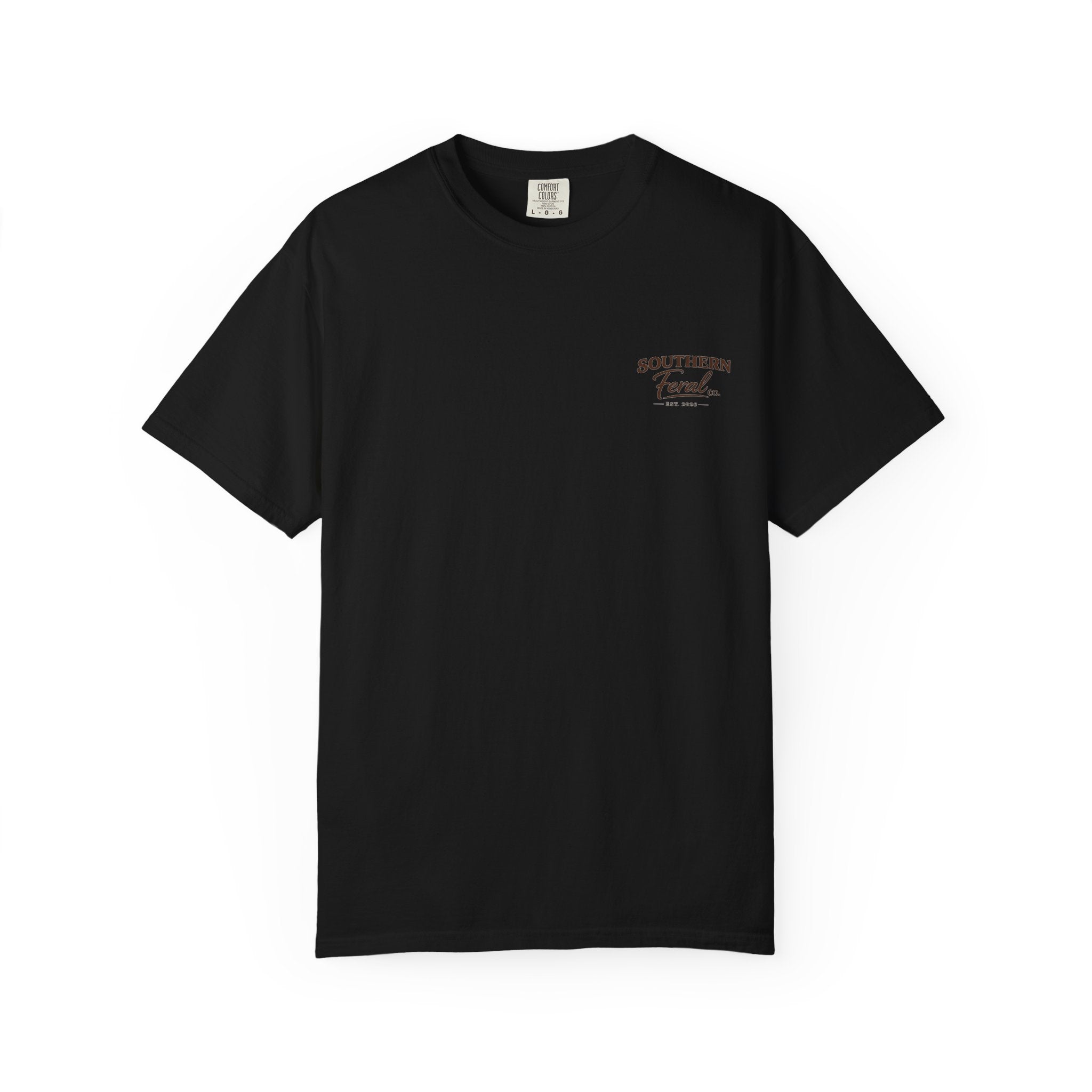 Southern Feral Skull T‑Shirt — Deer Skull Graphic Tee