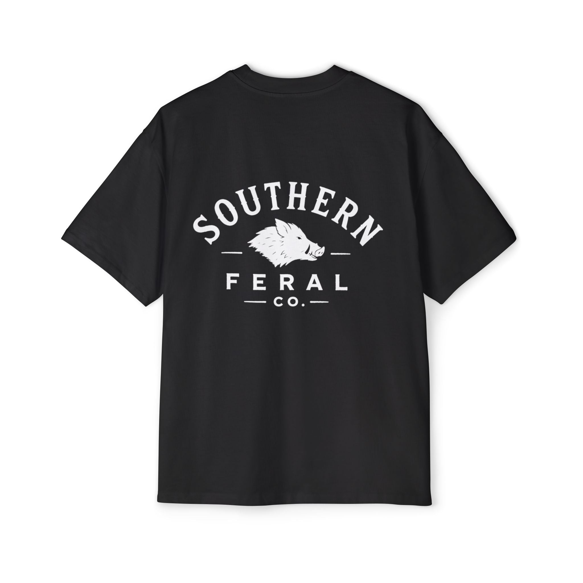 Southern Feral Co. Graphic Tee — Boar Oversized T‑Shirt