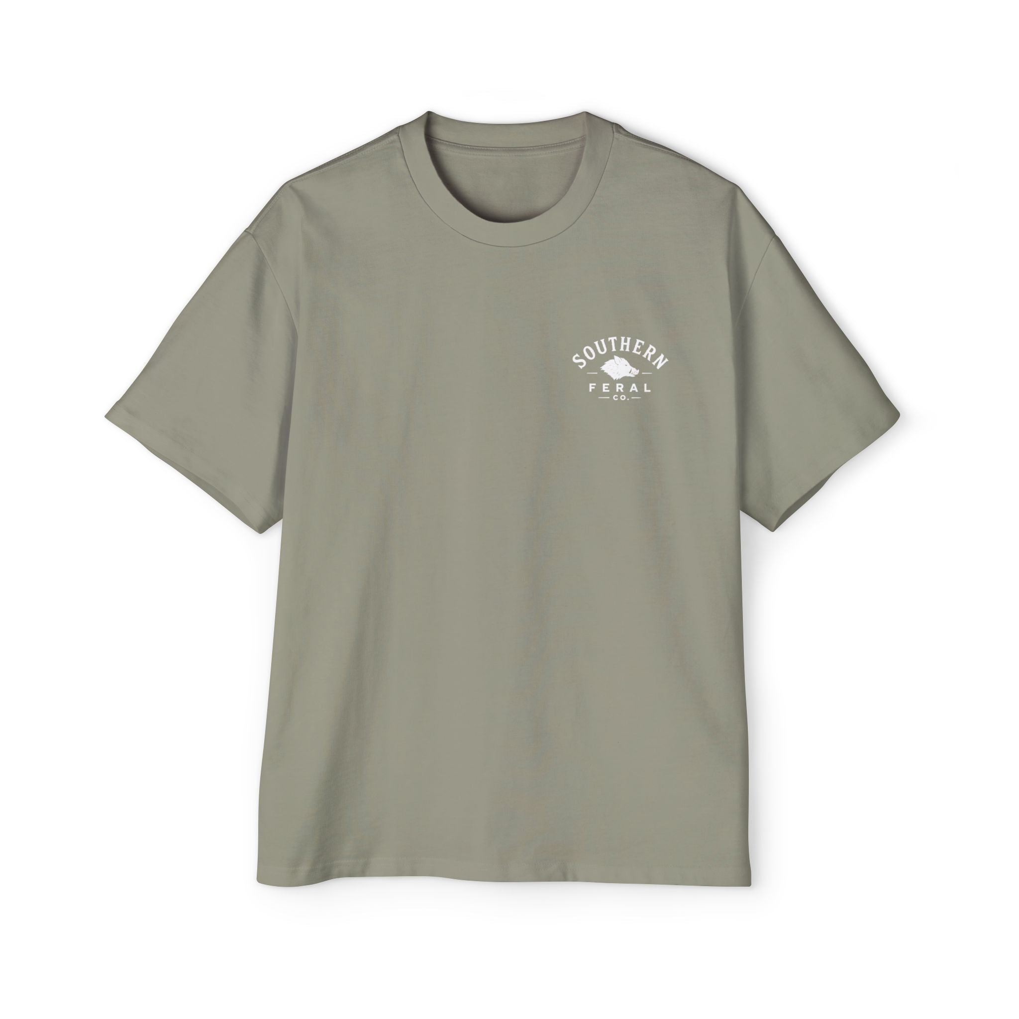 Southern Feral Co. Graphic Tee — Boar Oversized T‑Shirt