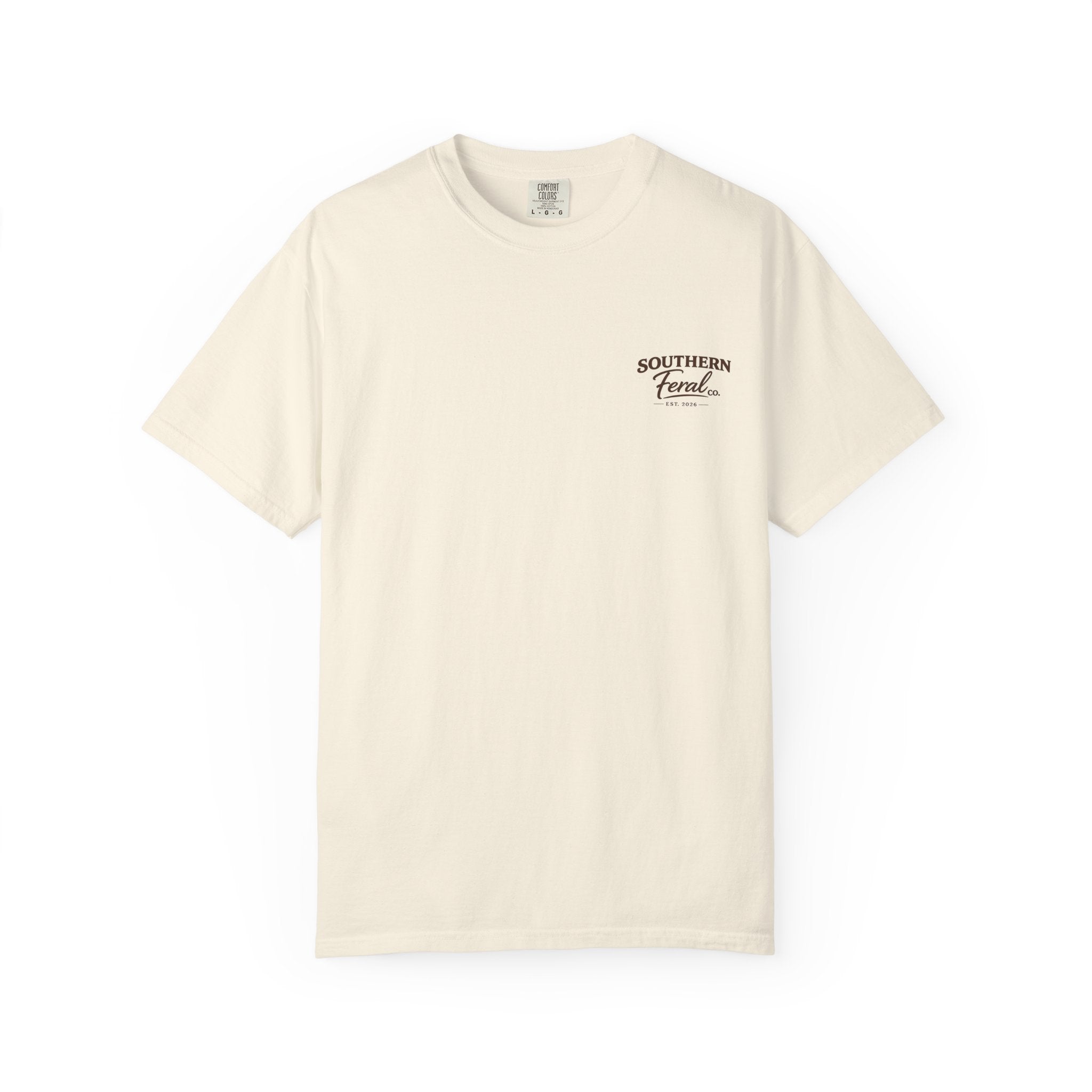 Southern Feral Skull T‑Shirt — Deer Skull Graphic Tee